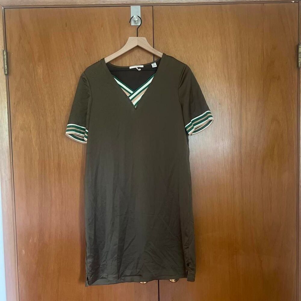 Scotch & Soda dark olive green dress